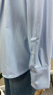 oversize gömlek mavi 5