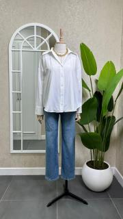 oversize gömlek beyaz