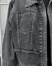 ithal zımba detaylı denim ceket gri 3