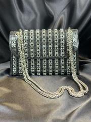 ithl.lüx taşlı omuz çantası siyah