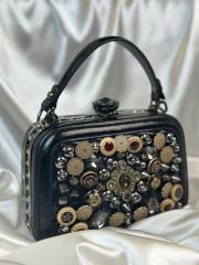 ithl.vintage el çantası siyah 2