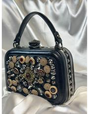 ithl.vintage el çantası siyah 3