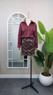 saten gömlek bordo 3