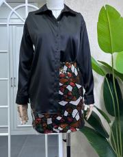 saten gömlek siyah 2