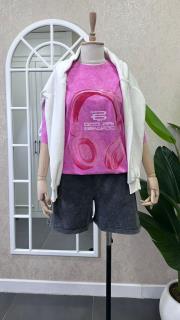 yıkamalı şort antrasit 2