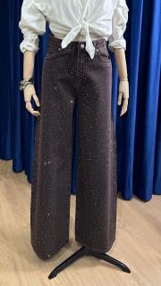 taşlı jean kahve 2