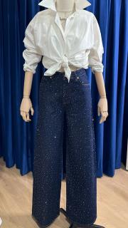 taşlı jean lacivert 2