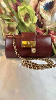 royal lock omuz askılı el çantası bordo