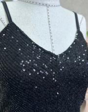 askılı pul payet bluz  2