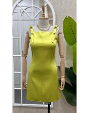 pıstachı saten elbise yeşil