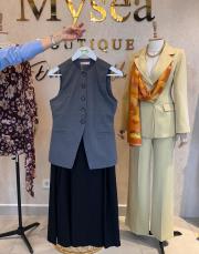 önü düğmeli yelek gri 3