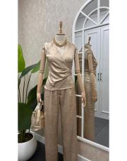 saten aksesuar detaylı takım bronz 2