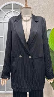 simli şeritli takım siyah 2