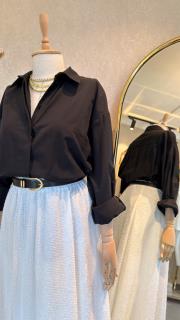 dokulu kloş etek beyaz 3