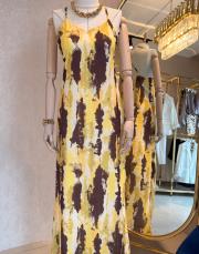 askılı elbise sarı 2
