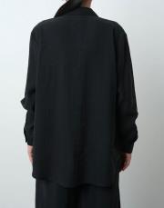 boncuk işlemeli gömlek siyah 3