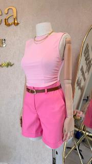 büzgülü kayık yaka  bluz pembe 4