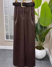 kemerli pantolon kahve