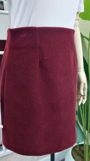 kadife etek bordo 5