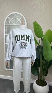 tommy sweatshirt gri 4
