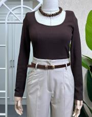 kemerli yüksel bel pantolon taş 3