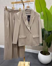 blazer ceket pantolon tk bej bej 2