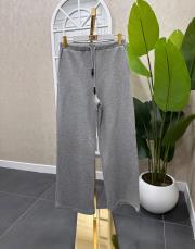 şardonlu geniş paça eşofman alt gri 2