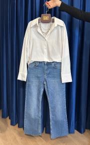 kesik paça jean mavi mavi