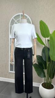 slim mom fit siyah