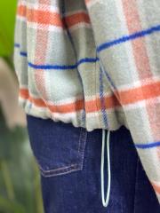 ekoseli bomber ceket yeşil yeşil 7