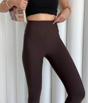 içi şardonlu tayt kahve 2