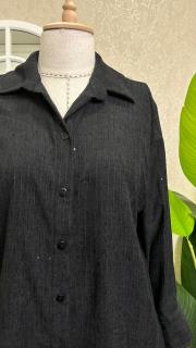 çizgili pullu ikili takım siyah 3